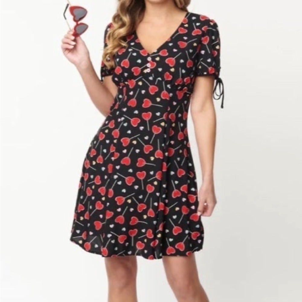 Sourpuss Heart and Candy Dress